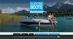 Desktop Screenshot of elektro-boote.at