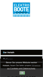 Mobile Screenshot of elektro-boote.at