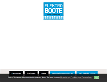 Tablet Screenshot of elektro-boote.at